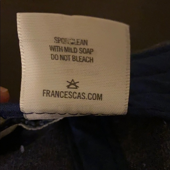 Embroidered chambray baseball cap - Picture 5 of 5